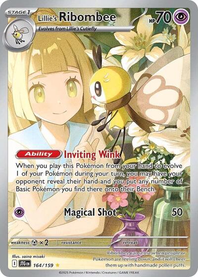 Lillie's Ribombee - 164/159 (Illustration Rare) [JTG-164-IR]