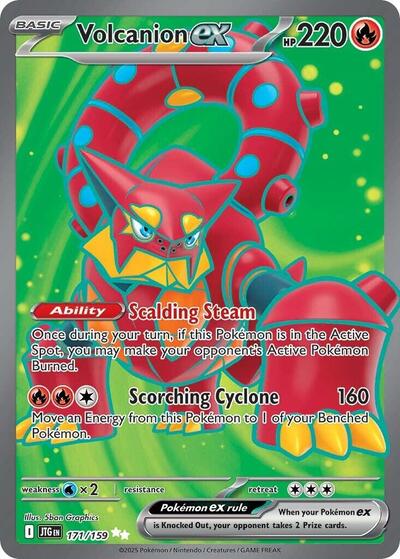 Volcanion ex - 171/159 (Ultra Rare) [JTG-171-UR]