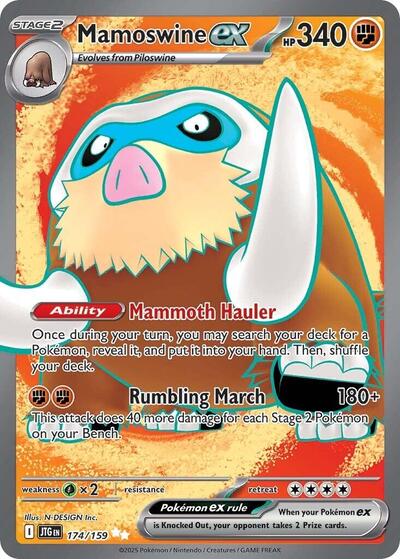 Mamoswine ex - 174/159 (Ultra Rare) [JTG-174-UR]