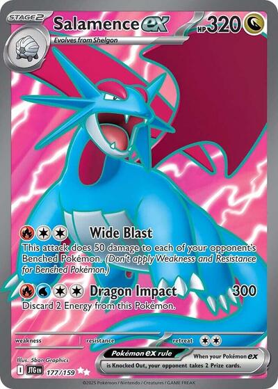 Salamence ex - 177/159 (Ultra Rare) [JTG-177-UR]