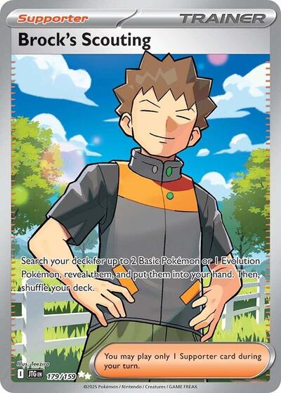 Brock's Scouting - 179/159 (Ultra Rare) [JTG-179-UR]