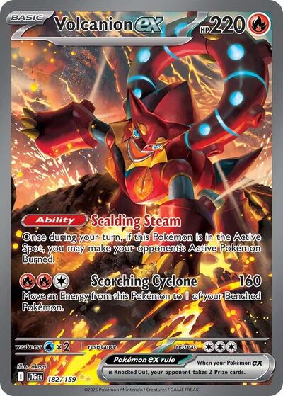 Volcanion ex - 182/159 (Special Illustration Rare) [JTG-182-SIR]
