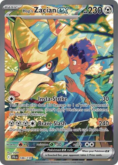 Hop's Zacian ex - 186/159 (Special Illustration Rare) [JTG-186-SIR]