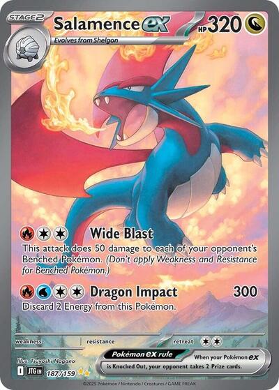 Salamence ex - 187/159 (Special Illustration Rare) [JTG-187-SIR]