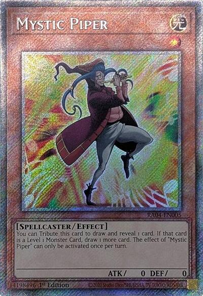 Mystic Piper (Platinum Secret Rare) [RA04-EN005-PlSR]