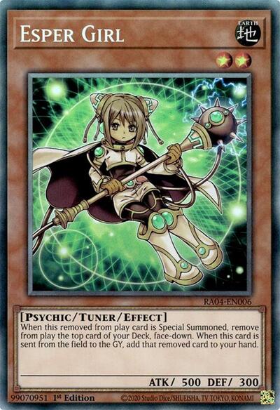 Esper Girl (Collector's Rare) [RA04-EN006-CR]