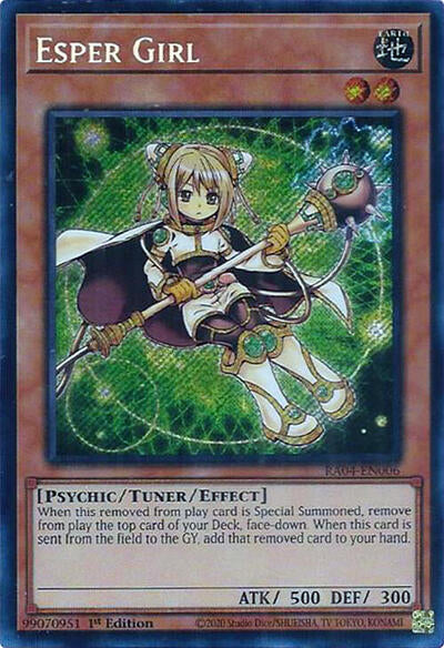 Esper Girl (Secret Rare) [RA04-EN006-SeR]
