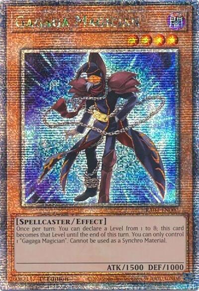 Gagaga Magician (Quarter Century Secret Rare) [RA04-EN007-QCSR]