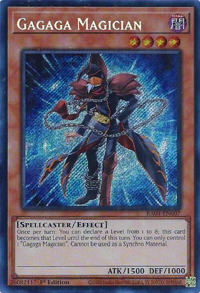 Gagaga Magician (Secret Rare) [RA04-EN007-SeR]