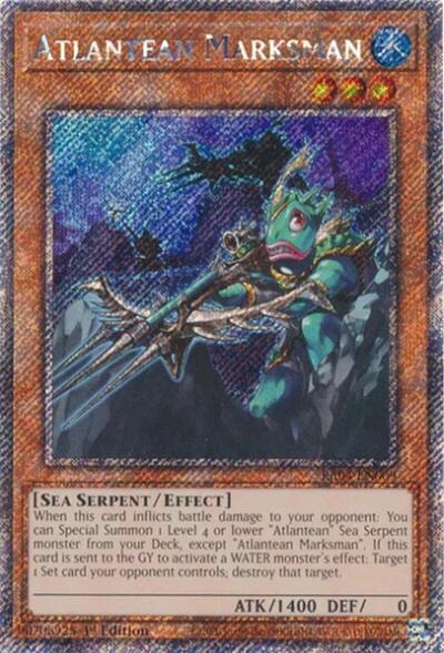 Atlantean Marksman (Platinum Secret Rare) [RA04-EN009-PlSR]