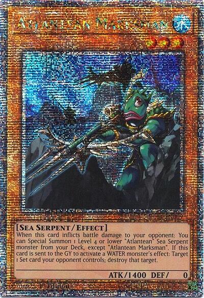 Atlantean Marksman (Quarter Century Secret Rare) [RA04-EN009-QCSR]