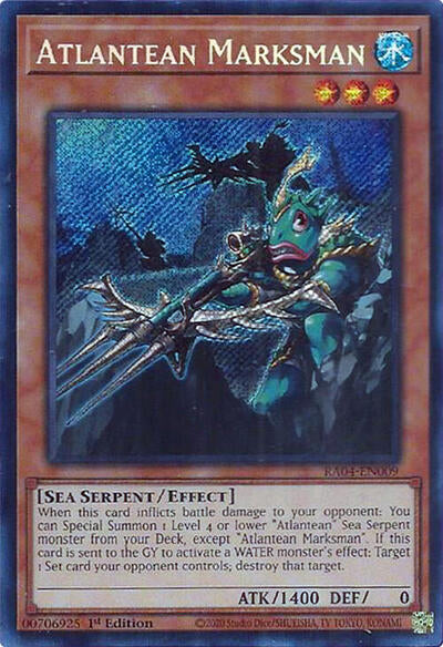 Atlantean Marksman (Secret Rare) [RA04-EN009-SeR]