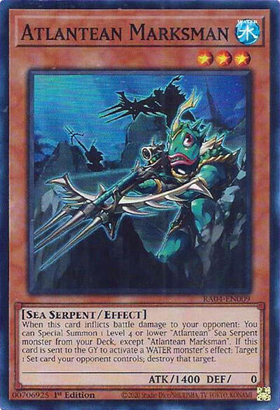 Atlantean Marksman (Super Rare) [RA04-EN009-SuR]