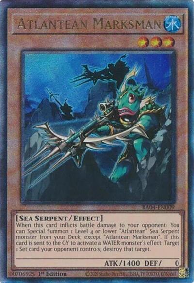 Atlantean Marksman (Ultimate Rare) [RA04-EN009-UmR]