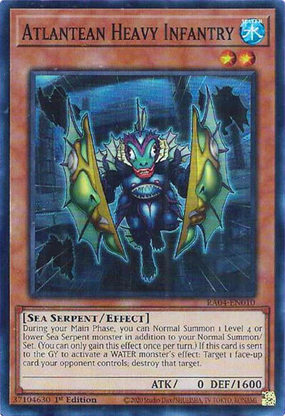 Atlantean Heavy Infantry (Super Rare) [RA04-EN010-SuR]