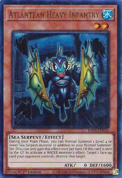 Atlantean Heavy Infantry (Ultra Rare) [RA04-EN010-UR]
