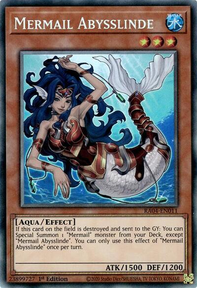 Mermail Abysslinde (Collector's Rare) [RA04-EN011-CR]