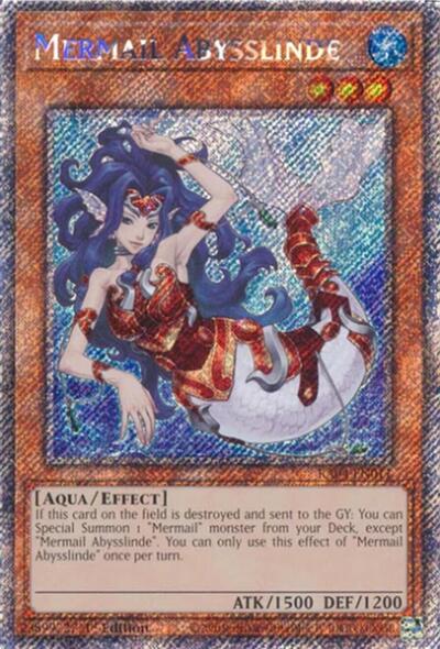 Mermail Abysslinde (Platinum Secret Rare) [RA04-EN011-PlSR]