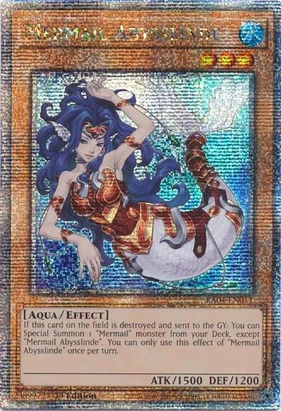 Mermail Abysslinde (Quarter Century Secret Rare) [RA04-EN011-QCSR]