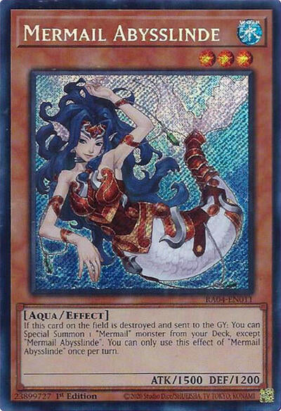 Mermail Abysslinde (Secret Rare) [RA04-EN011-SeR]