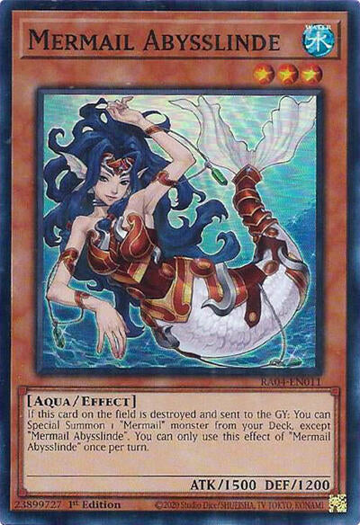 Mermail Abysslinde (Super Rare) [RA04-EN011-SuR]