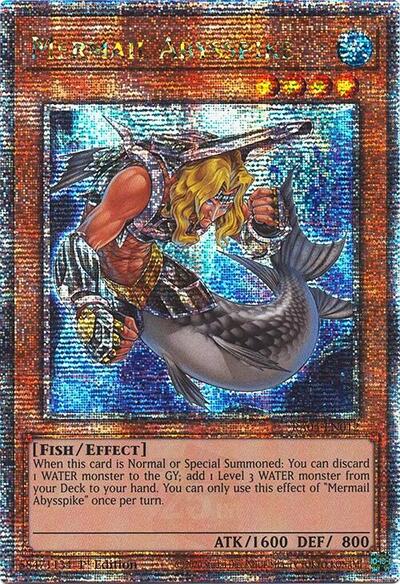 Mermail Abysspike (Quarter Century Secret Rare) [RA04-EN012-QCSR]