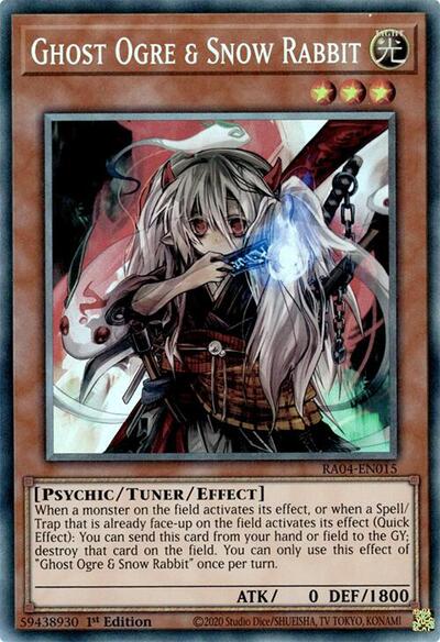 Ghost Ogre & Snow Rabbit (Collector's Rare) [RA04-EN015-CR]
