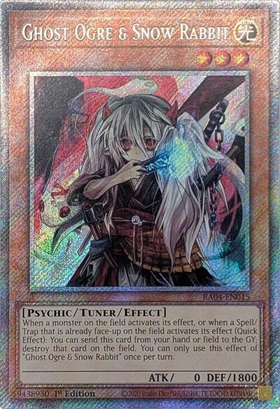 Ghost Ogre & Snow Rabbit (Platinum Secret Rare) [RA04-EN015-PlSR]