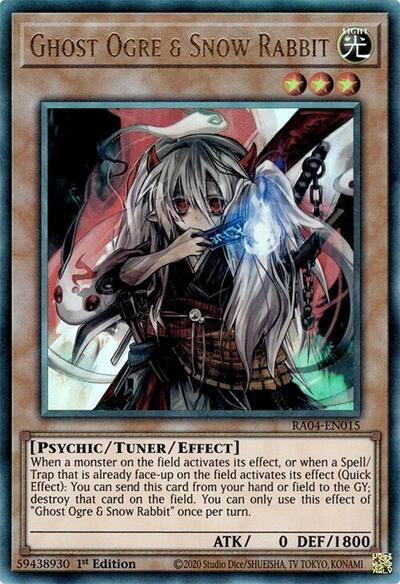 Ghost Ogre & Snow Rabbit (Ultimate Rare) [RA04-EN015-UmR]