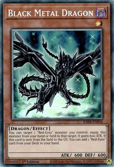 Black Metal Dragon (Collector's Rare) [RA04-EN016-CR]