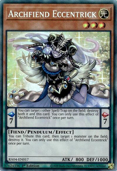 Archfiend Eccentrick (Collector's Rare) [RA04-EN017-CR]