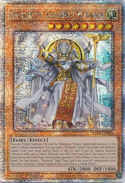 Ehther the Heavenly Monarch (Quarter Century Secret Rare) [RA04-EN018-QCSR]