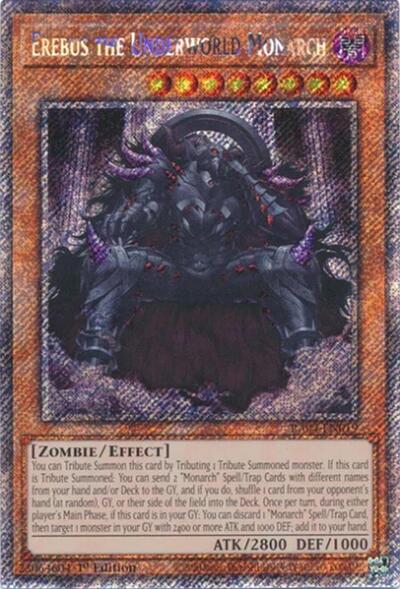 Erebus the Underworld Monarch (Platinum Secret Rare) [RA04-EN019-PlSR]