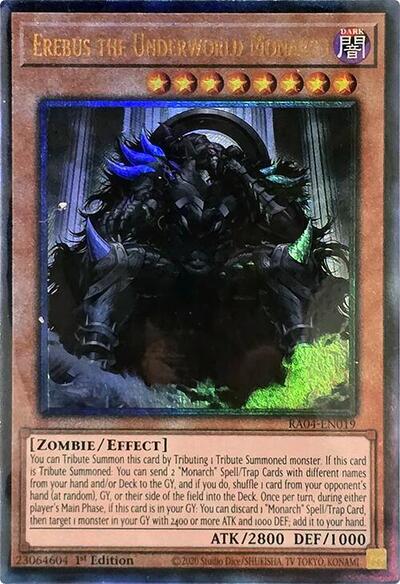 Erebus the Underworld Monarch (Ultimate Rare) [RA04-EN019-UmR]