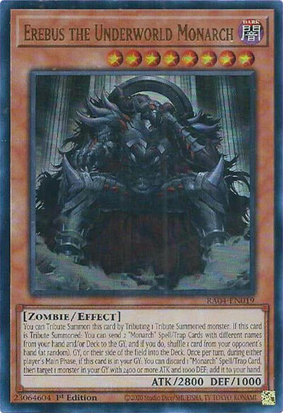 Erebus the Underworld Monarch (Ultra Rare) [RA04-EN019-UR]