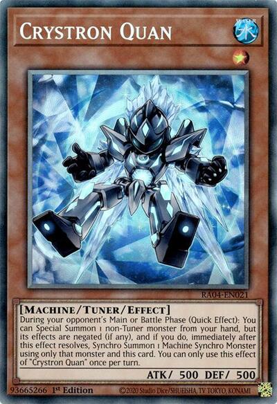 Crystron Quan (Collector's Rare) [RA04-EN021-CR]