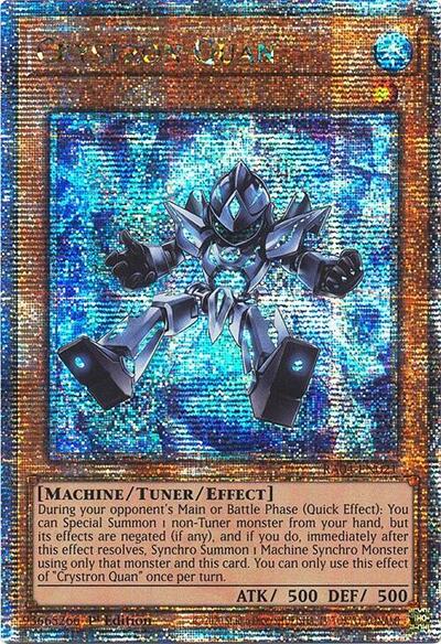 Crystron Quan (Quarter Century Secret Rare) [RA04-EN021-QCSR]