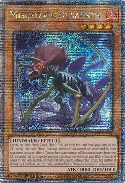 Miscellaneousaurus (Quarter Century Secret Rare) [RA04-EN022-QCSR]