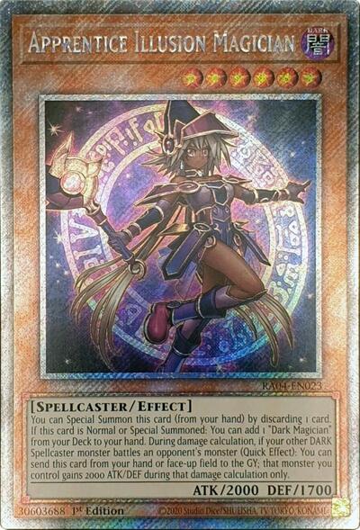 Apprentice Illusion Magician (Platinum Secret Rare) [RA04-EN023-PlSR]