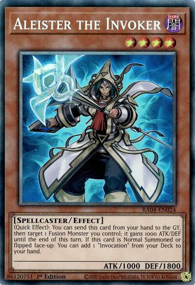 Aleister the Invoker (Collector's Rare) (Alternate Art) [RA04-EN024-CR-ALT]