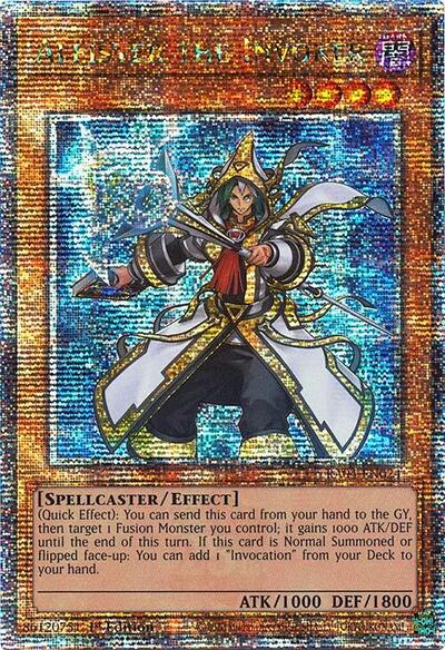 Aleister the Invoker (Quarter Century Secret Rare) (Alternate Art) [RA04-EN024-QCSR-ALT]