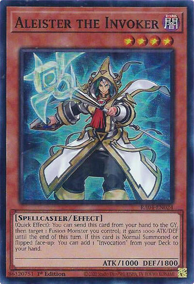 Aleister the Invoker (Super Rare) (Alternate Art) [RA04-EN024-SuR-ALT]