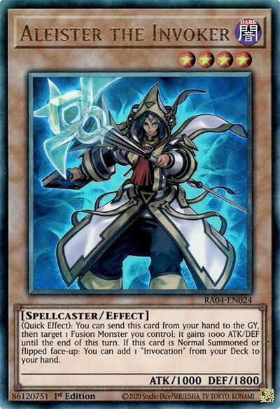 Aleister the Invoker (Ultimate Rare) (Alternate Art) [RA04-EN024-UmR-ALT]