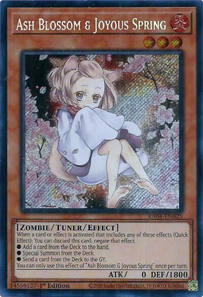Ash Blossom & Joyous Spring (Secret Rare) (Alternate Art) [RA04-EN025-SeR-ALT]