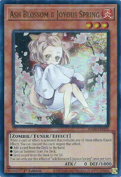 Ash Blossom & Joyous Spring (Ultra Rare) (Alternate Art) [RA04-EN025-UR-ALT]