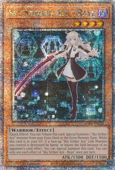 Sky Striker Ace - Raye (Quarter Century Secret Rare) [RA04-EN026-QCSR]