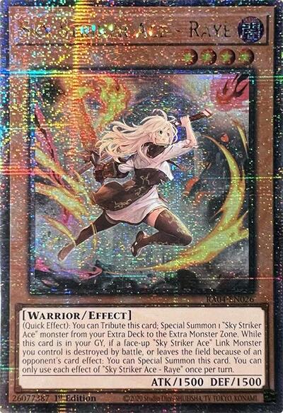Sky Striker Ace - Raye (Quarter Century Secret Rare) (Alternate Art) [RA04-EN026-QCSR-ALT]