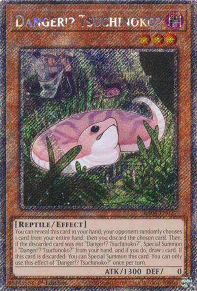 Danger!? Tsuchinoko? (Platinum Secret Rare) [RA04-EN027-PlSR]