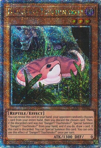 Danger!? Tsuchinoko? (Quarter Century Secret Rare) [RA04-EN027-QCSR]