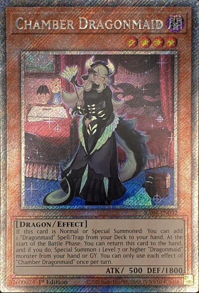 Chamber Dragonmaid (Platinum Secret Rare) [RA04-EN032-PlSR]